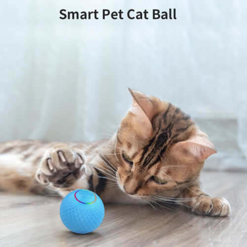 C2 Smart Pet Cat Toy Ball, Light-up Yo-Yo, 5.5cm Diameter, Remote Control Version (Green) 2