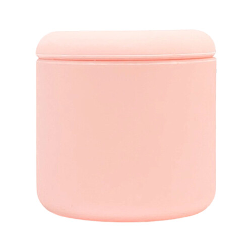 Boîte utilitaire pratique en silicone pour garder les-rose clair