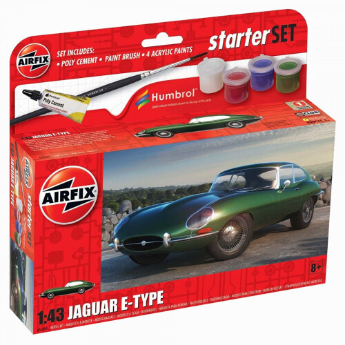 Airfix Airfix Small Starter Set Jaguar E-Type  1:43 Scale