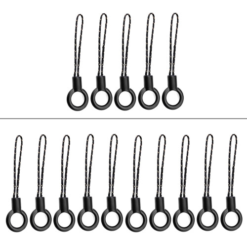 Small Dot Pattern Nylon Lanyard With Plastic Rings-10 pieces 1