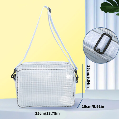 Practical Statics Resistant PVC Tool Bag Crossbody Work Pouches 2