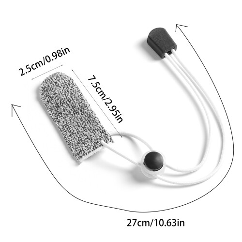 Adjustable Cut Resistant Finger Sleeve Elastic Comfortable 2