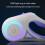 Guinzaglio per cani con luce LED, retrattile automatico, colore: viola, 3 m 5