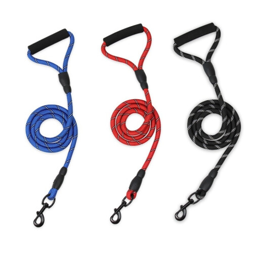 Pet Reflective Leash Medium & Large Dog Walking Supplies(Blue) 1