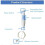 Tooth Irrigator Flosser Handle Accessories Water Hose Pipewhite, One Piece 3