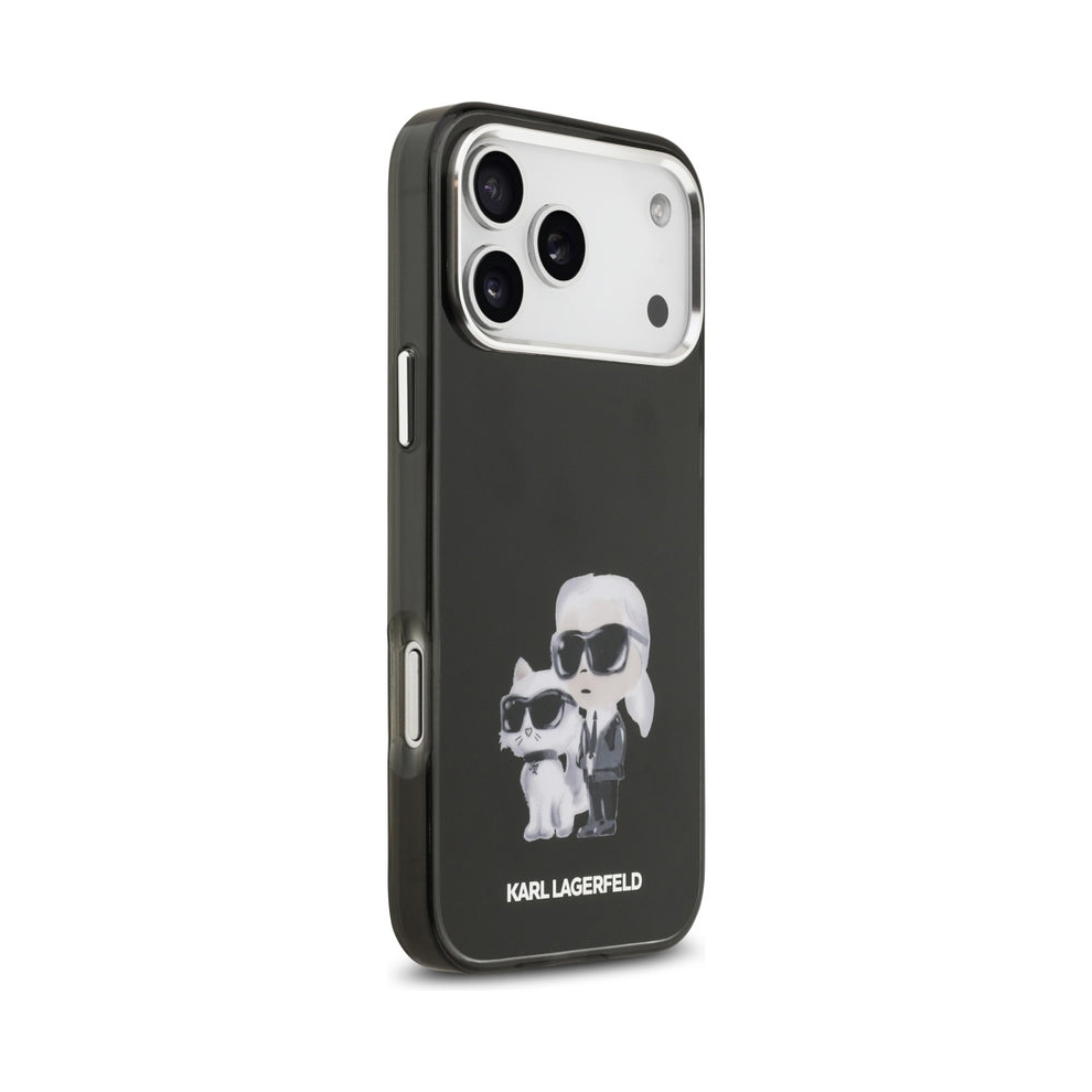 Karl Lagerfeld Iml Aquarelle Karl & Choupette Logo Case With Magsafe For Iphone 17 Pro Max 6.9" - Klhmp17xhmkcaqok Black 3666339531201