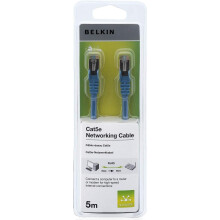 Belkin 5M Cat 5e Networking Cable Blue - A3L791cp05MBLHS