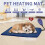Πολυλειτουργικό θερμαινόμενο χαλάκι/ηλεκτρική κουβέρτα για κατοικίδια, μπ 2