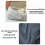 Winter-Warm Widened Semi-Enclosed Light-Blocking Pet Bed, Color: White + S 3