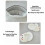 Winter-Warm Widened Semi-Enclosed Light-Blocking Pet Bed, Color: White + S 4