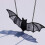 Μοναδικό σχέδιο Suncatcher, χειροποίητη νυχτερίδα από βιτρό, ιδανική για διακόσμηση 3