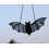 Μοναδικό σχέδιο Suncatcher, χειροποίητη νυχτερίδα από βιτρό, ιδανική για διακόσμηση 7