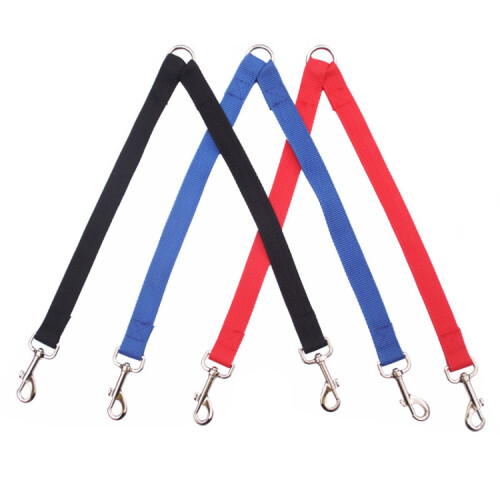 Medium-sized double-headed pet leash (blue) 1