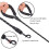 Reflective dog leash for pets, dimensions: 150cm long, 0.8cm thick (black). 4