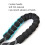 Reflective dog leash for pets, dimensions: 150cm long, 0.8cm thick (black). 6