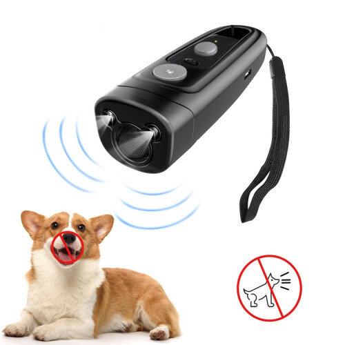 Ultrasonic Dog Repeller Stop Barker Pet Trainer(Black) 1