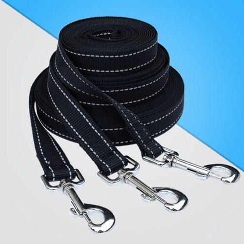 3m Pet Tracking Towing Leash Multifunctional Dog Walking Leashes(Black) 1