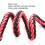 Dog Leash Braided Belt Pet Explosion-Proof Leash, Size: M(Collar Red+Black) 4