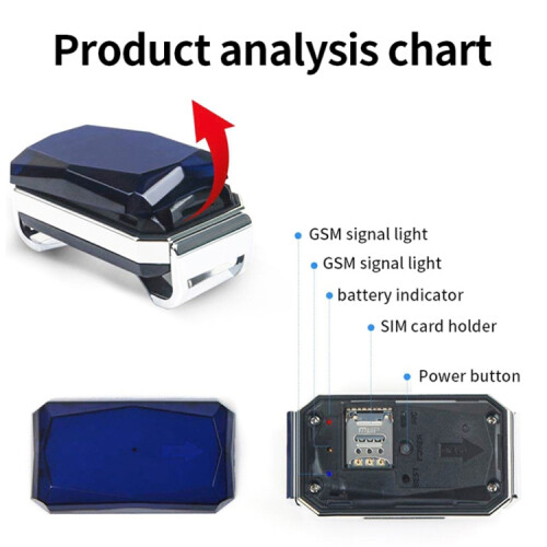 G12 IP67 Αδιάβροχο GPS Tracker για κατοικίδια, εντοπιστής σκύλου 2