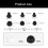 Flexible Ear Tip Inserts Ear Cushion Comfortable For Buds-Black 4