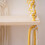 Single-tier macrame boho wall shelf 3