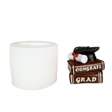 Artistic Book Shape Silicone Mould For Handmade Candle Projects