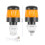 Cycling LED Bar End Plugs Indicators Light LED-black orang 4