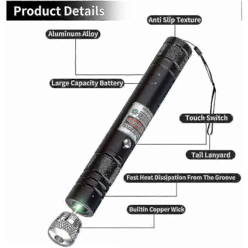 2000 Meters Long Range High Power Laser Pointer Flashlight with Adjustable Focus 1