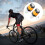 Cycling LED Bar End Plugs Indicators Light LED-black orang 7