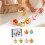 6pcs Nostalgic Whirling Top Early Fine Motor Skill Hand-animal 3