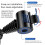 Universal Magnetic Phone Mount For Car Backseat Rotating-Silver 7