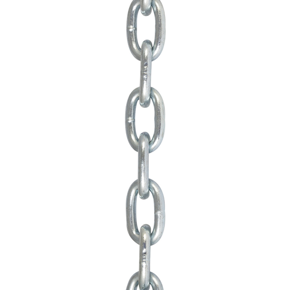 Chain Products Welded Link Chain (Reel) - Bzp 4Mm, 30M - Reel - Bright Zinc Plated 4Mm, 30M 5014196496771