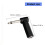 Professional 6.35mm 90Degree Audios Adapter ABS Housing-mono 4