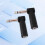 Professional 6.35mm 90Degree Audios Adapter ABS Housing-mono 6