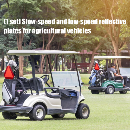 Standard Size Reflective Safety Triangle Slow Moving Vehicle 1