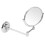 Home Bathroom Copper Makeup Mirror Wall Mounted Double Sided Folding Makeup Vanity Mirror Bright Silver Round Base 6 Inch 5
