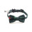 Christmas Snowman & Tree Pattern Pet Collar with Bells, Style:With Bow(Green) 2