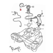 Borgmoer voor brandstoftank voor V70 XC90 2001-2016-Ring voor S60 S80 XC70-8649739
