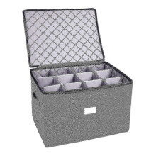 Porte-verres à vin compact pour 12 verres, design pliable pour un rangement facile
