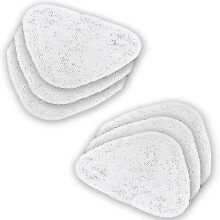 Lot de 6 housses de rechange pour nettoyeur vapeur Vileda, pour un nettoyage efficace.