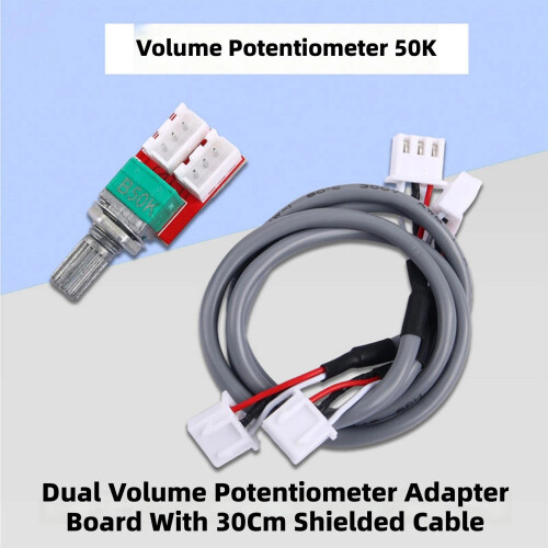 50K Duplex Music Volumes Potentiometer Adapter Board with-1 set 2