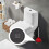 Toilet Plunger Holder Drainer 2PCS Efficient Bathroom-Gray 5
