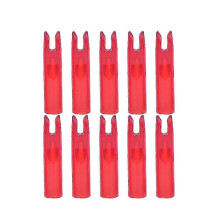 50pcs Red Archery Arrow Hunting Arrow Tails Accessories Internal Arrow End Suitable for 6mm Shaft