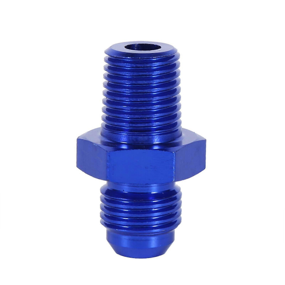 An6 Male To Npt 1/4" Female Fuel Fitting - Aluminum Alloy Adaptor For High-Pressure Oil Lines 1234567811901