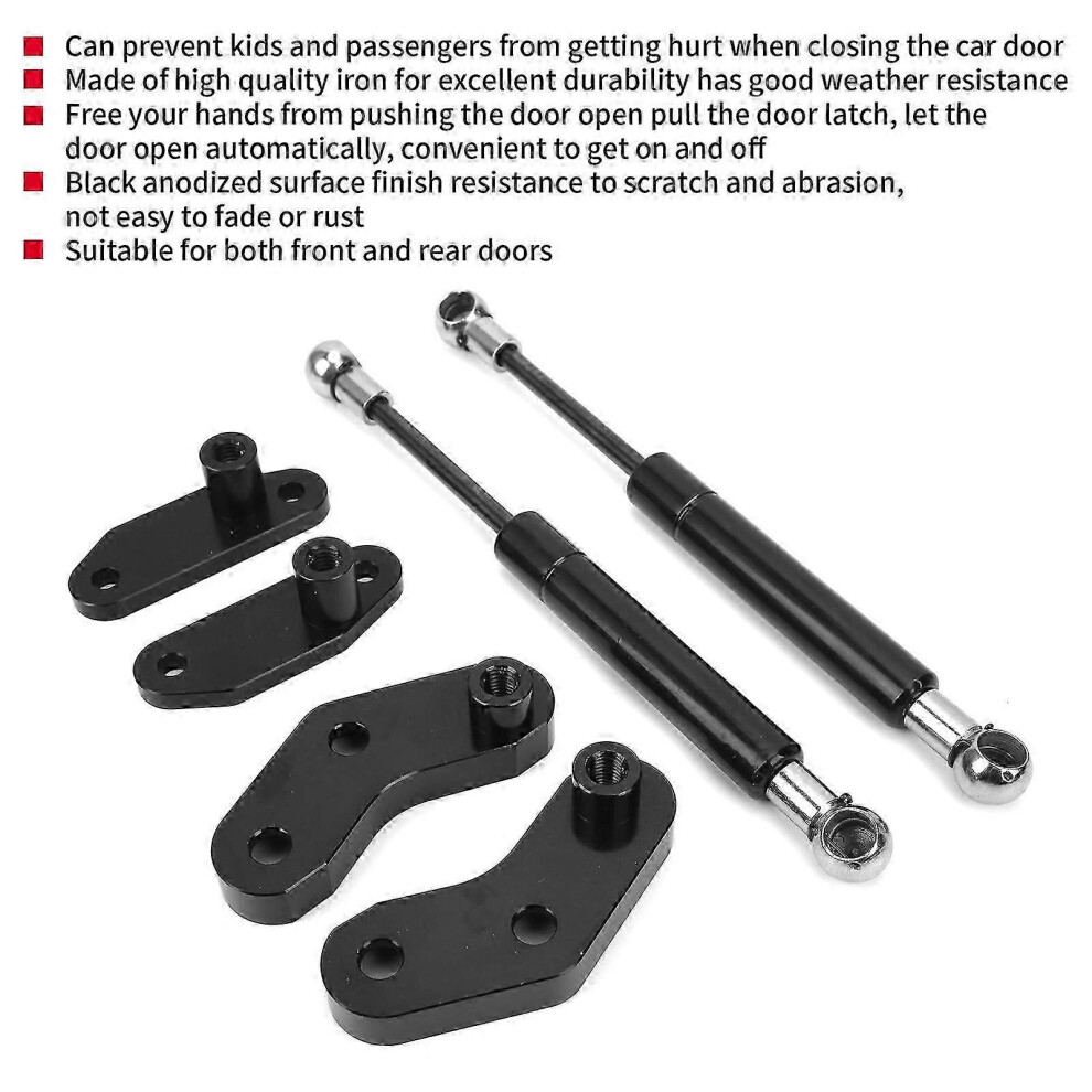 Can-Am Maverick X3 Door Opener System - Anodized Iron For Longevity Black 1234567811611