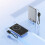 Fast Charging Magnetic Battery Holder Shell with Wireless-Gray 7