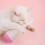 Interactive cat toy - Feathered roly-poly cat wand (white + pink) 6