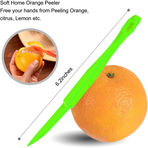 Éplucheur d'oranges en plastique pour agrumes et pamplemousses 1