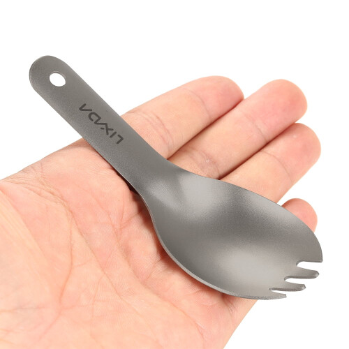 Kort håndtag i titanium, 1 stk. 2
