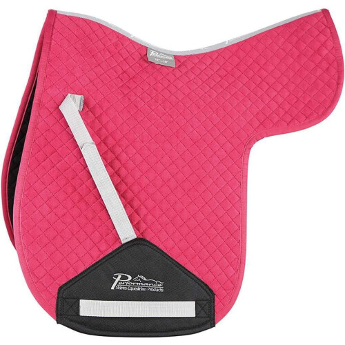 (15in - 16.5in, Raspberry) Performance Suede Horse Numnah